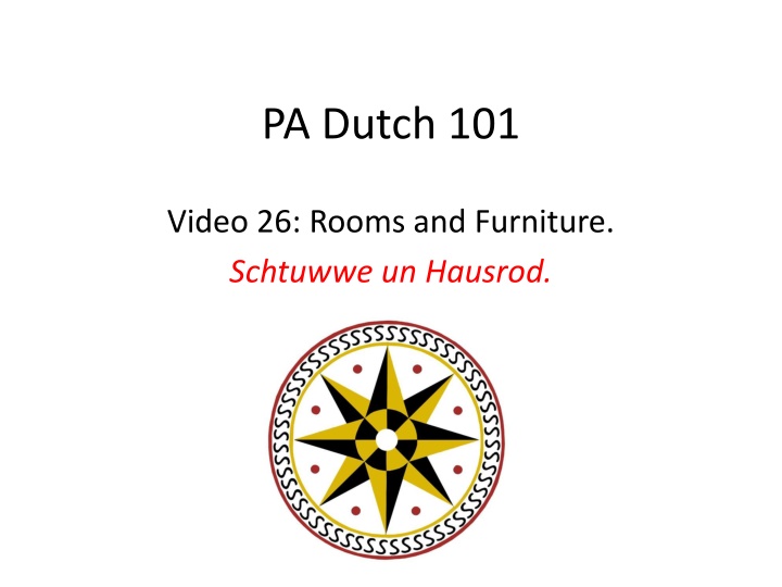 pa dutch 101 n.w