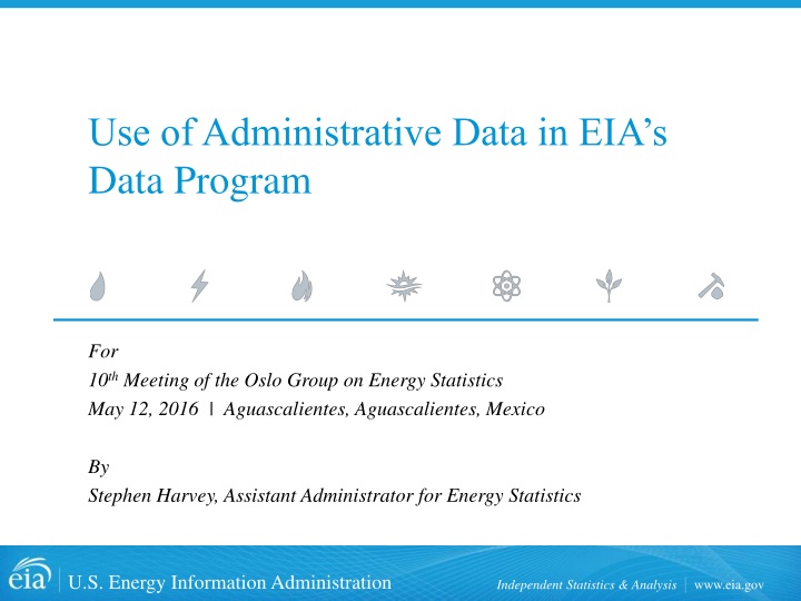 use of administrative data in eia s data program n.w