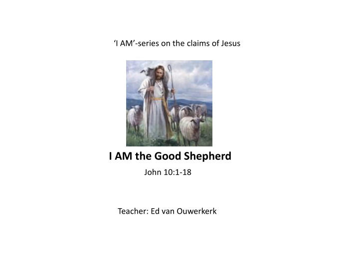 i am series on the claims of jesus n.w