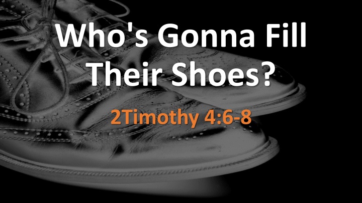 who s gonna fill their shoes n.w
