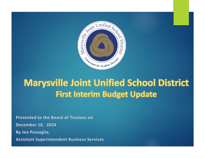 marysville joint unified school district first n.w