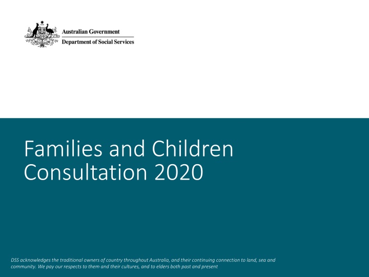 families and children consultation 2020 n.w