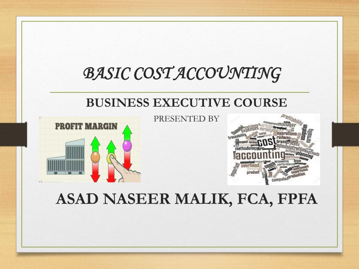 basic cost accounting basic cost accounting n.w