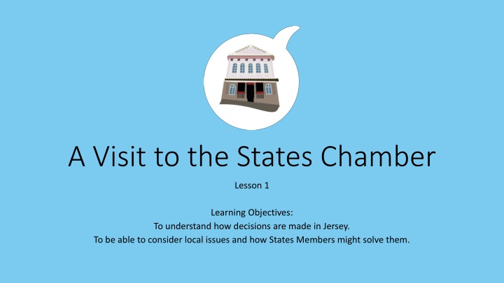 a visit to the states chamber n.w