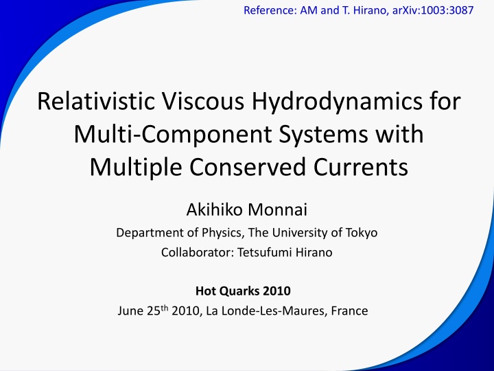 reference am and t hirano arxiv 1003 3087 n.w