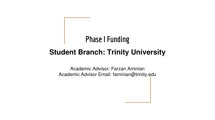 phase i funding n.w