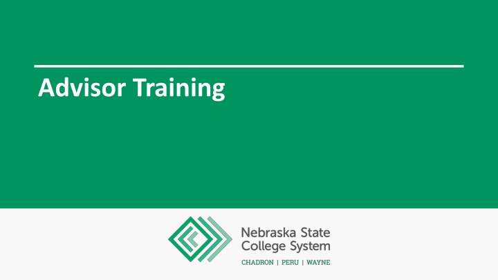 advisor training n.w