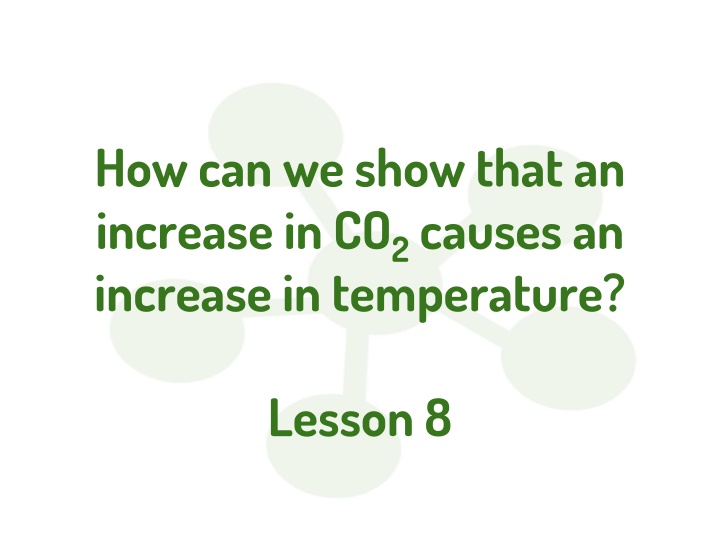 how can we show that an increase in co 2 causes n.w