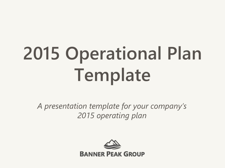 2015 operational plan template n.w