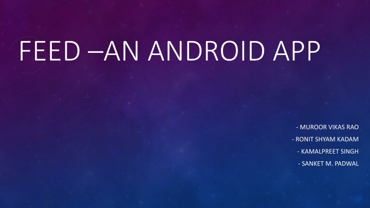 Real-Time Android News Aggregator Application