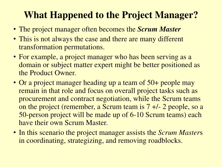 what happened to the project manager n.w