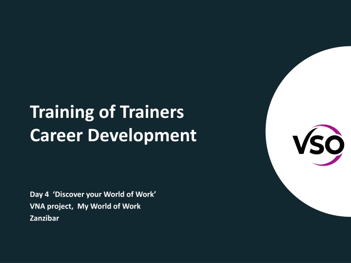 training of trainers career development n.w