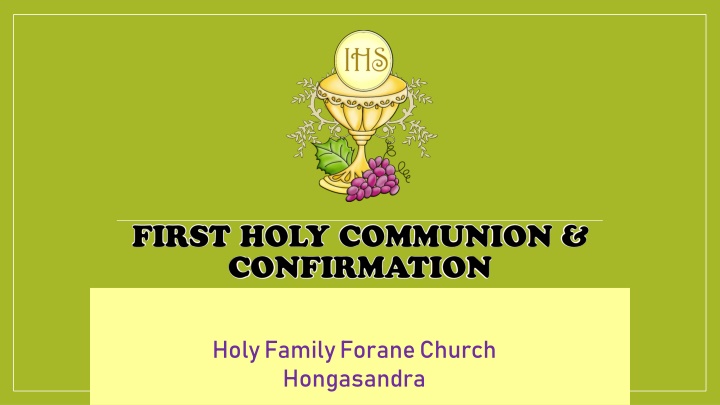 holy family forane church hongasandra n.w