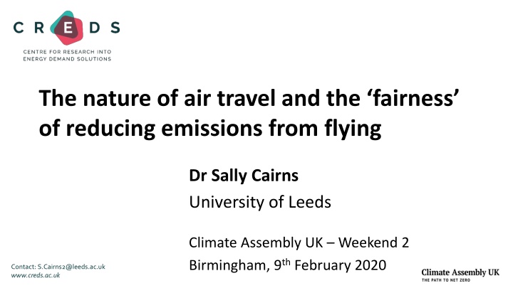the nature of air travel and the fairness n.w