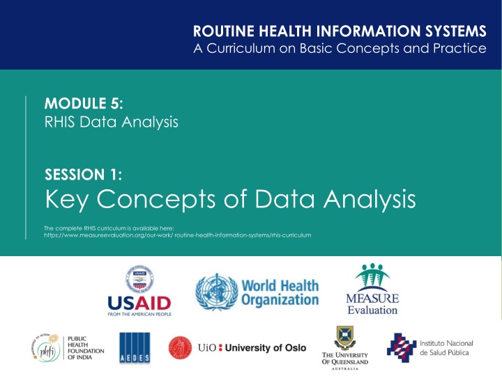 routine health information systems a curriculum n.w
