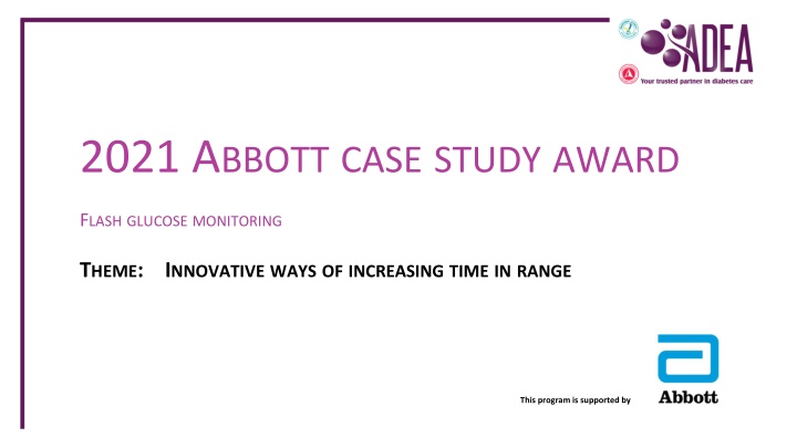 2021 a bbott case study award n.w