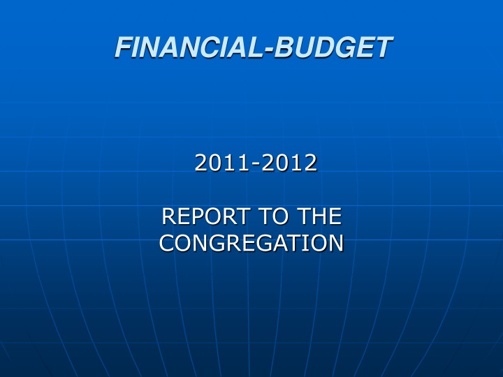 financial budget n.w