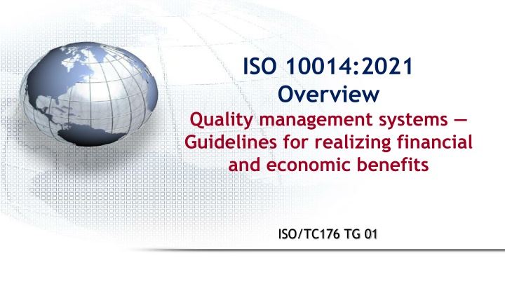 ISO 10014:2021 Overview – Guidelines for Financial and Economic Benefits