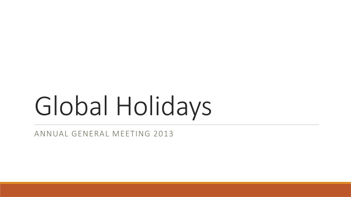 global holidays n.w