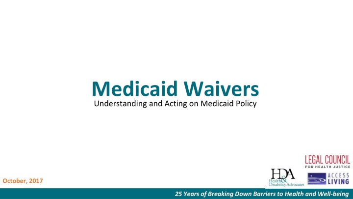 medicaid waivers understanding and acting n.w