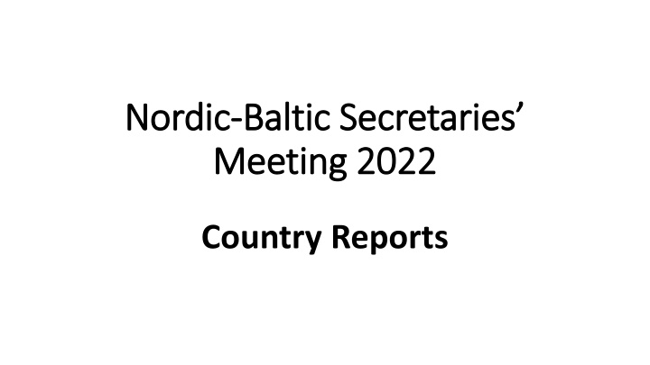 nordic nordic baltic meeting 2022 meeting 2022 n.w