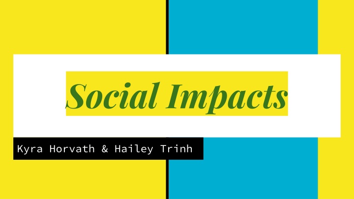 social impacts n.w
