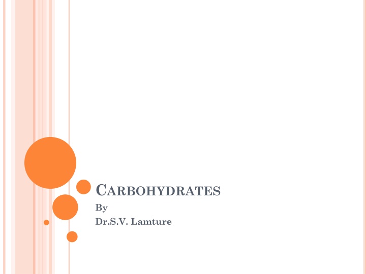 c arbohydrates by dr s v lamture n.w