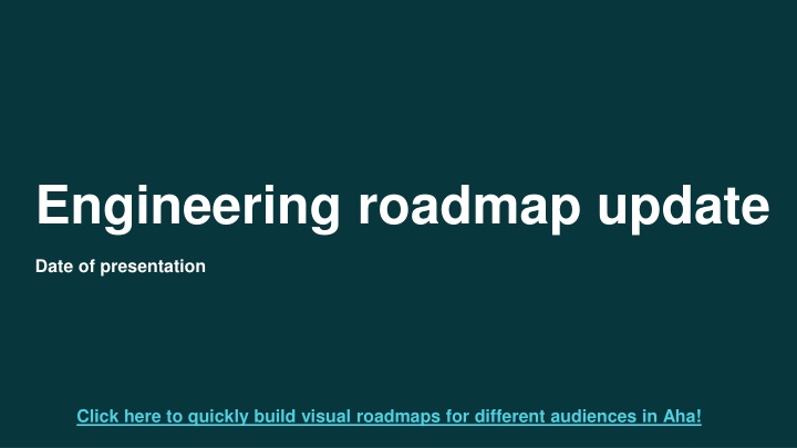 engineering roadmap update n.w