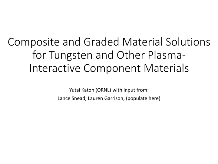 composite and graded material solutions n.w