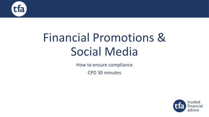financial promotions social media n.w