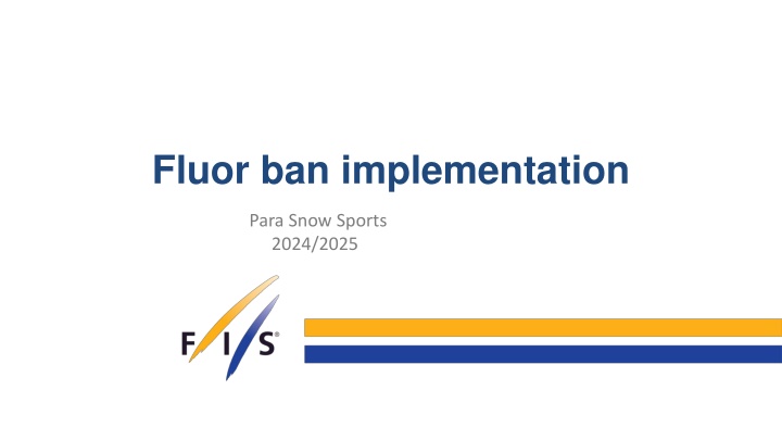fluor ban implementation n.w