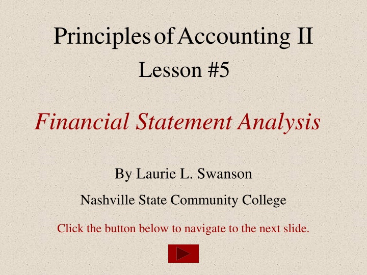principles of accounting ii lesson 5 n.w