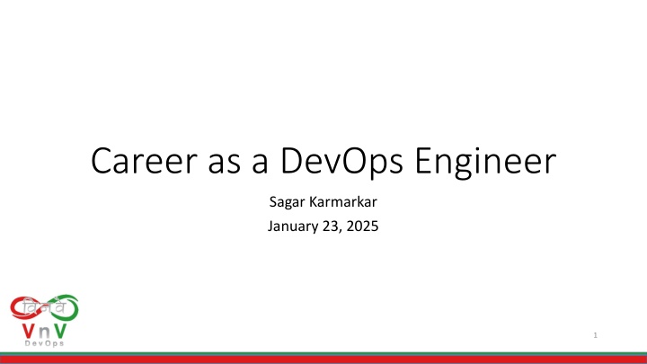 career as a devops engineer n.w