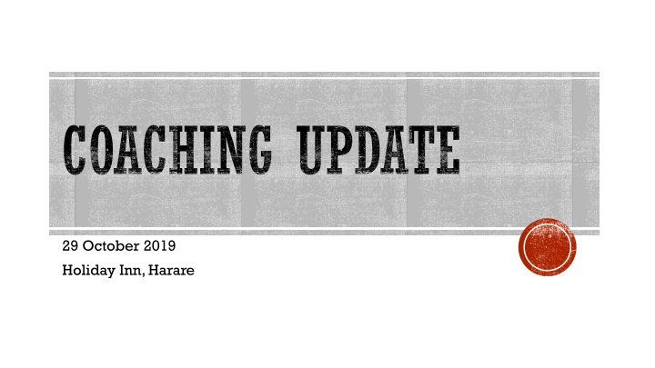 coaching update n.w