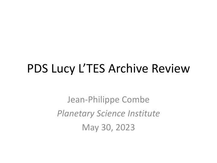 pds lucy l tes archive review n.w