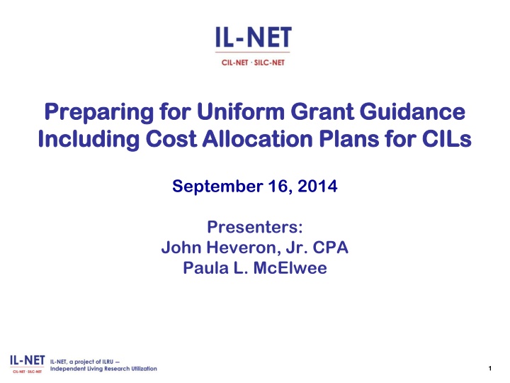 preparing for uniform grant guidance preparing n.w