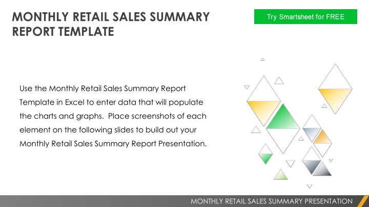 monthly retail sales summary report template n.w