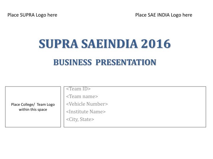 place supra logo here n.w