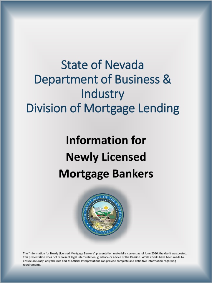 state of nevada state of nevada department n.w