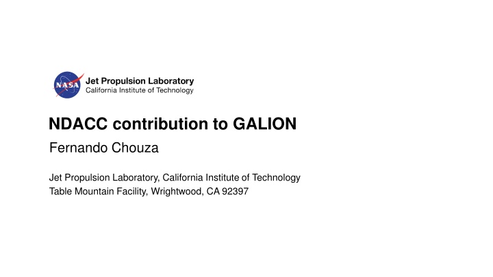 ndacc contribution to galion n.w