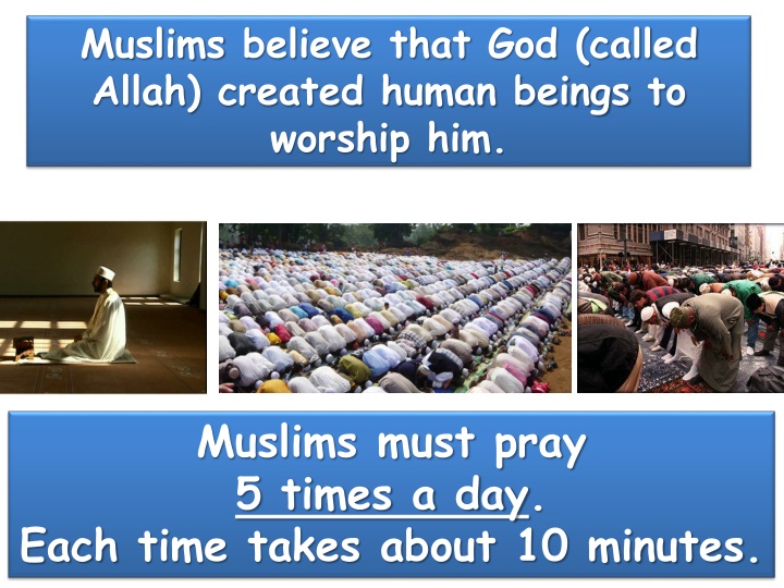 muslims believe that god called allah created n.w