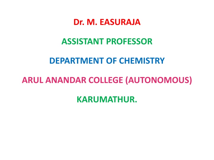 dr m easuraja n.w