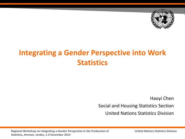 integrating a gender perspective into work n.w