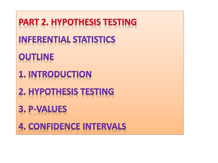 part 2 hypothesis testing n.w