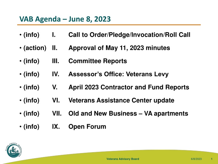vab agenda june 8 2023 n.w