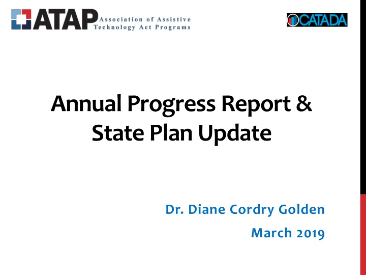annual progress report state plan update n.w