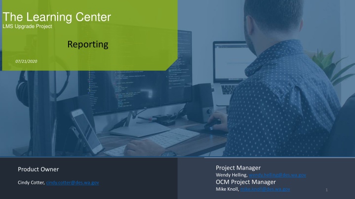 the learning center lms upgrade project n.w