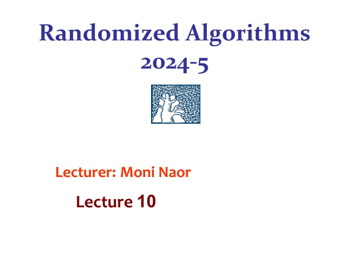 randomized algorithms 2024 5 n.w