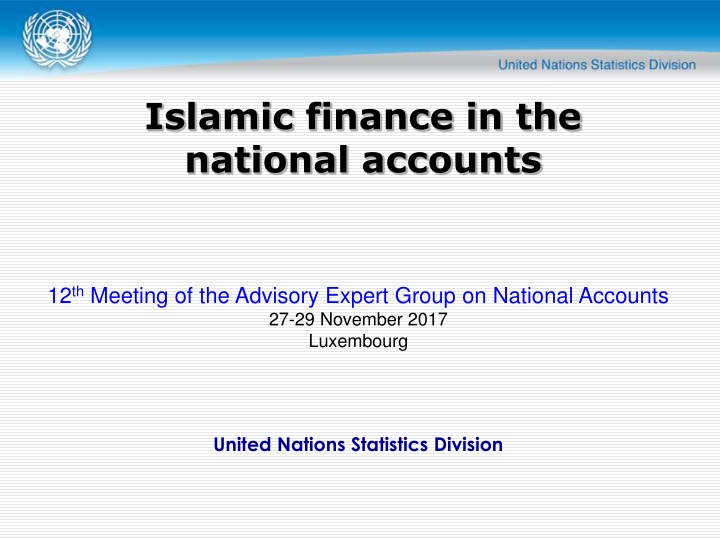 islamic finance in the national accounts n.w