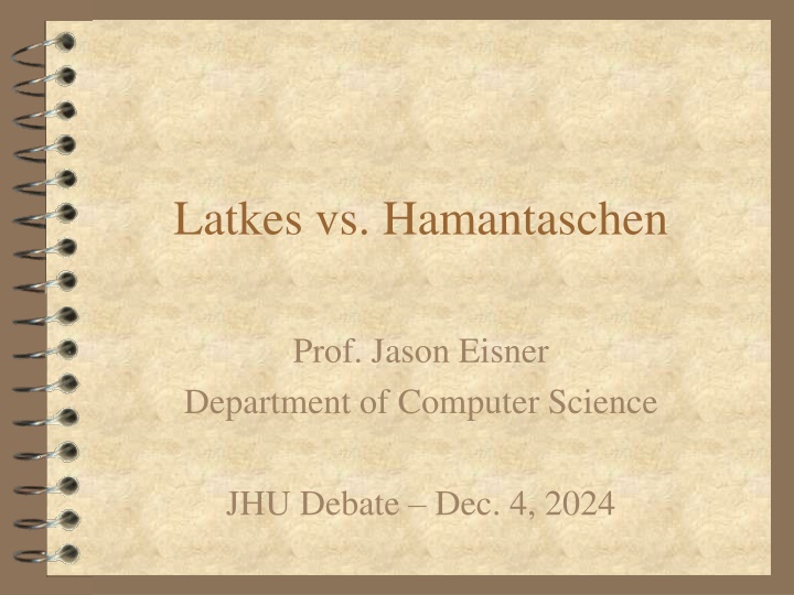 latkes vs hamantaschen n.w